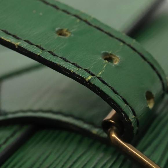 LOUIS VUITTON Epi Cartouchiere MM Shoulder Bag Green M52244 LV Auth 91579 - Picture 10 of 16